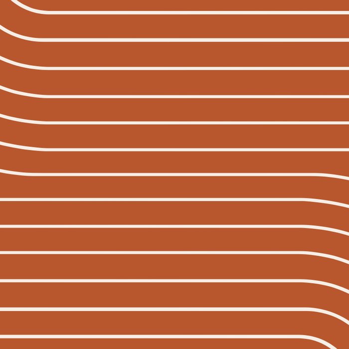 Minimal Line Curvature IX Red Mid Century Modern Arch Abstract Coffee Mug Gallery Image 2