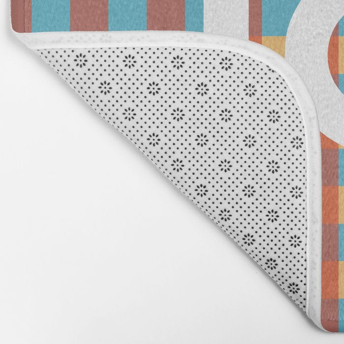 Joy in Christmas Plaid Bath Mat Gallery Image 2