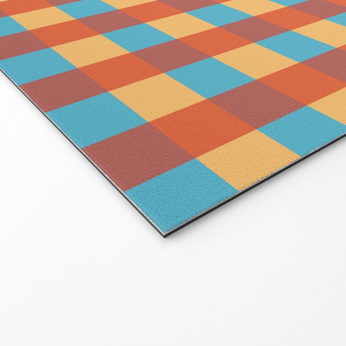 Joy in Christmas Plaid Welcome Mat Gallery Image 2