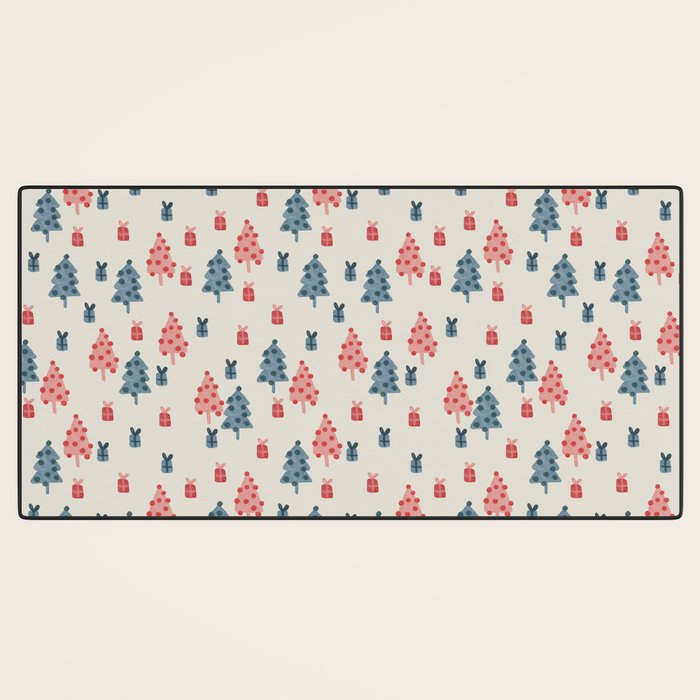 Christmas Trees & Gifts Desk Mat Gallery Image 3