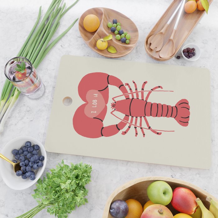 I LOB YOU Cutting Board Gallery Image 2