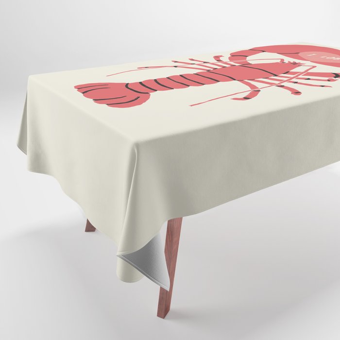 I LOB YOU Tablecloth Gallery Image 1