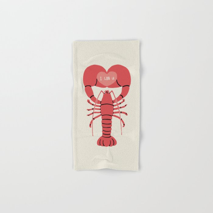 I LOB YOU Bath Towel Gallery Image 1