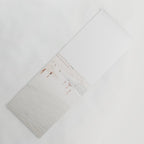 At The Beach (seven) - minimal beach series - ocean sea photography by Ingrid Beddoes Yoga Mat Gallery Image 1