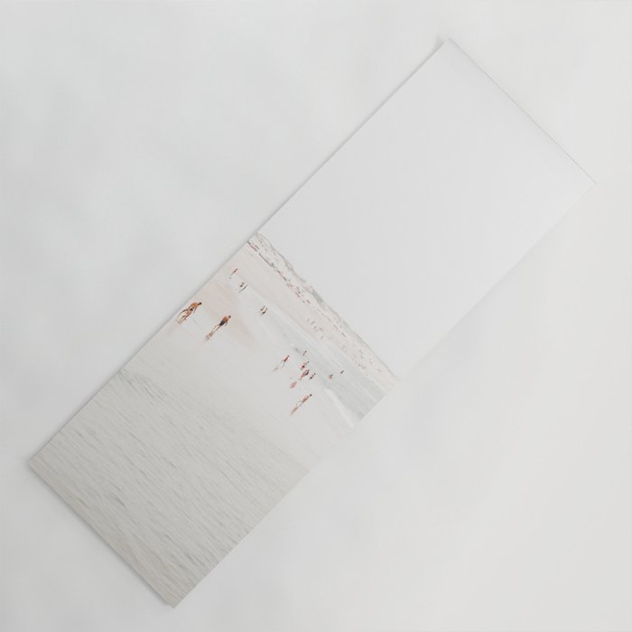 At The Beach (seven) - minimal beach series - ocean sea photography by Ingrid Beddoes Yoga Mat Gallery Image 1