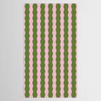 Wavy Retro Striped Pattern Tablecloth Gallery Image 2