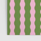 Wavy Retro Striped Pattern Poster Gallery Image 3