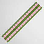 Wavy Retro Striped Pattern Table Runner Gallery Image 3
