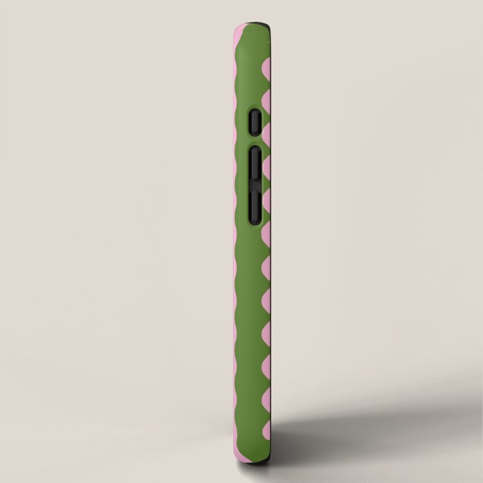 Wavy Retro Striped Pattern iPhone Case Gallery Image 2
