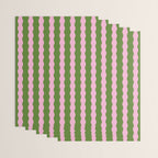 Wavy Retro Striped Pattern Wrapping Paper Gallery Image 3