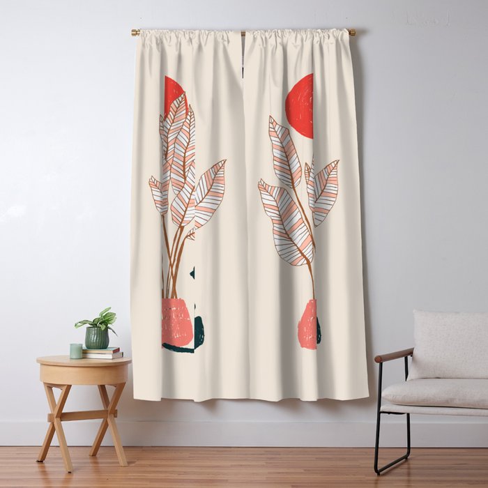 Summer panther Window Curtain Gallery Image 5