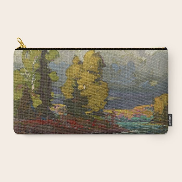 Tom Thomson Poplars by a Lake 1916 Canadian Landscape Artist Carry All Pouch Gallery Image 2