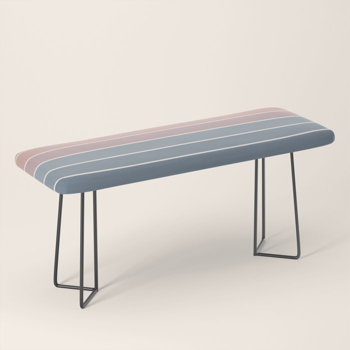 Gradient Arch XXII Sunrise Mid Century Modern Rainbow Bench Gallery Image 1