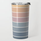 Gradient Arch XXII Sunrise Mid Century Modern Rainbow Travel Mug Gallery Image 2