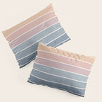 Gradient Arch XXII Sunrise Mid Century Modern Rainbow Pillow Sham Gallery Image 3
