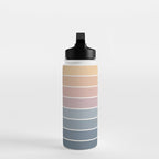 Gradient Arch XXII Sunrise Mid Century Modern Rainbow Water Bottle Gallery Image 3