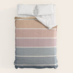 Gradient Arch XXII Sunrise Mid Century Modern Rainbow Comforter Gallery Image 6