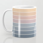 Gradient Arch XXII Sunrise Mid Century Modern Rainbow Coffee Mug Gallery Image 3