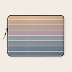Gradient Arch XXII Sunrise Mid Century Modern Rainbow Laptop Sleeve Gallery Image 1