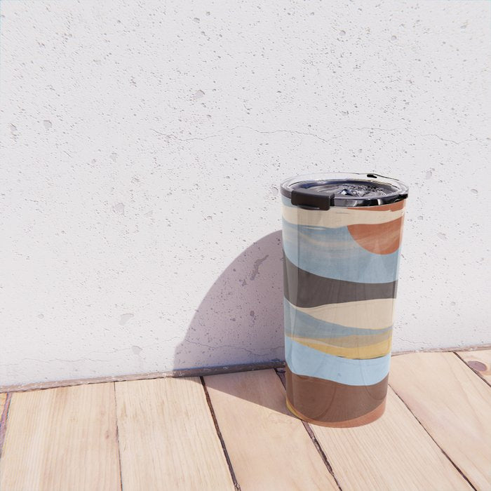 Abstract Art Landscape 63 Travel Mug Gallery Image 4