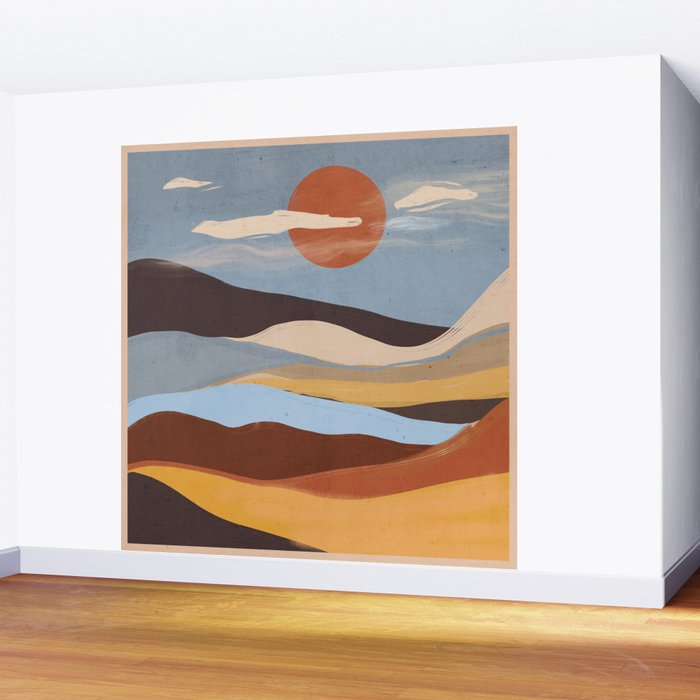 Abstract Art Landscape 63 Wall Mural Gallery Image 2