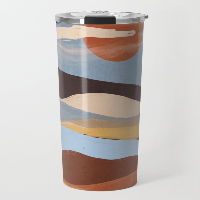 Abstract Art Landscape 63 Travel Mug Gallery Image 1