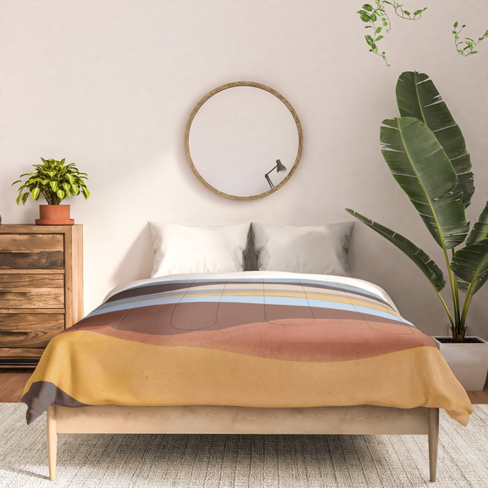 Abstract Art Landscape 63 Comforter Gallery Image 3