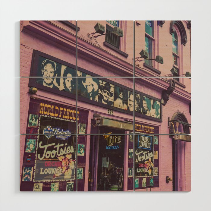 Tootsie's Lounge Nashville Wood Wall Art Gallery Image 1