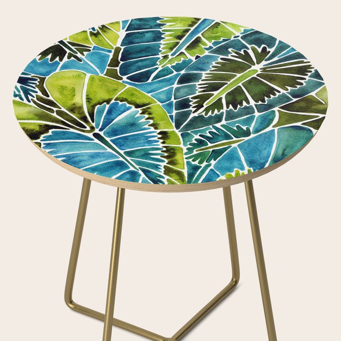 Schismatoglottis Calyptrata - Teal Palette Side Table Gallery Image 2