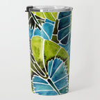 Schismatoglottis Calyptrata - Teal Palette Travel Mug Gallery Image 3