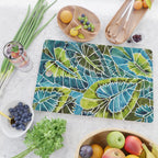 Schismatoglottis Calyptrata - Teal Palette Cutting Board Gallery Image 2