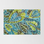 Schismatoglottis Calyptrata - Teal Palette Rug Gallery Image 2