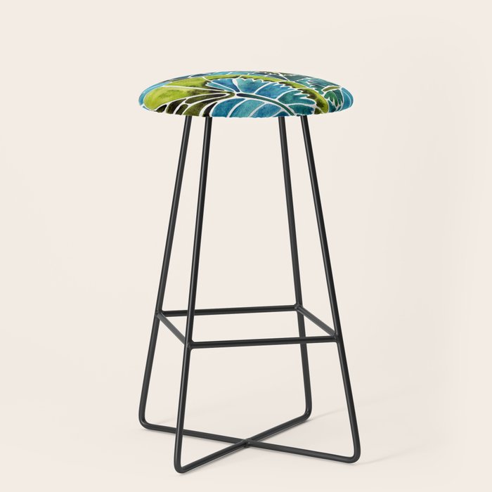 Schismatoglottis Calyptrata - Teal Palette Stool Gallery Image 1