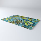Schismatoglottis Calyptrata - Teal Palette Rug Gallery Image 3