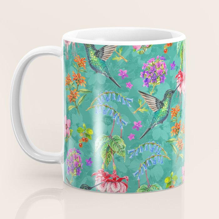Floral Hummingbirds - BBG Coffee Mug Gallery Image 3