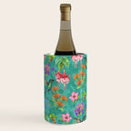 Floral Hummingbirds - BBG Wine Chiller Gallery Image 1