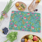 Floral Hummingbirds - BBG Cutting Board Gallery Image 2