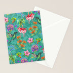 Floral Hummingbirds - BBG Stationery Card Gallery Image 2