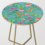 Floral Hummingbirds - BBG Side Table Gallery Image 2