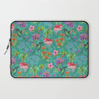 Floral Hummingbirds - BBG Laptop Sleeve Gallery Image 1