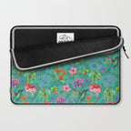 Floral Hummingbirds - BBG Laptop Sleeve Gallery Image 2
