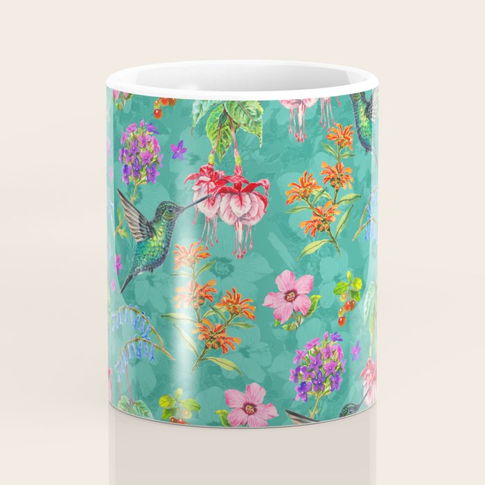 Floral Hummingbirds - BBG Coffee Mug Gallery Image 4