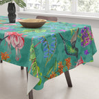 Floral Hummingbirds - BBG Tablecloth Gallery Image 3