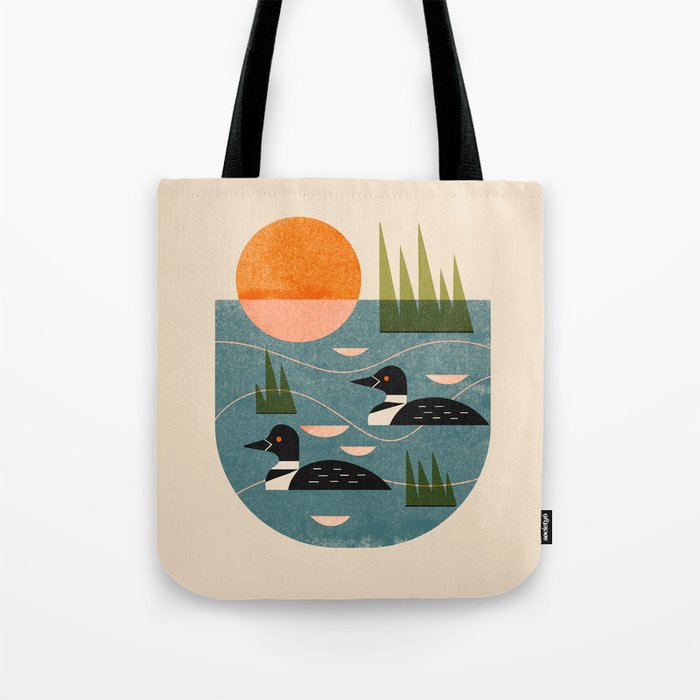 Loon Lake Tote Bag Gallery Image 1