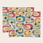 Retro Mid Century Modern Atomic Pattern 533 Googie Placemat Gallery Image 1