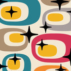 Retro Mid Century Modern Atomic Pattern 533 Googie Coffee Mug Gallery Image 2