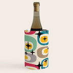Retro Mid Century Modern Atomic Pattern 533 Googie Wine Chiller Gallery Image 2