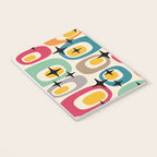 Retro Mid Century Modern Atomic Pattern 533 Googie Notebook Gallery Image 3