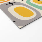 Retro Mid Century Modern Atomic Pattern 533 Googie Welcome Mat Gallery Image 2