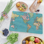 Vintage Map of The World (1897) Cutting Board Gallery Image 2